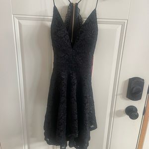 Emerald Sundae Sparkly Black Dress, Size S